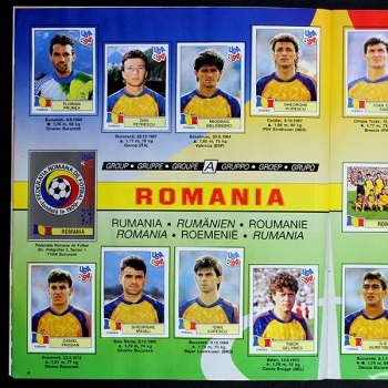 USA 94 Panini Sticker Album komplett - D