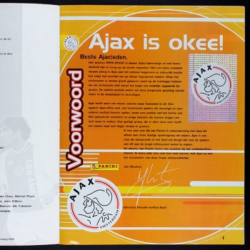 Ajax 2000 Panini Sticker Album komplett