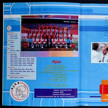 Ajax 2000 Panini Sticker Album komplett