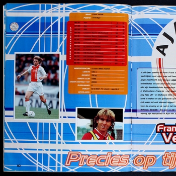 Ajax 2000 Panini Sticker Album komplett