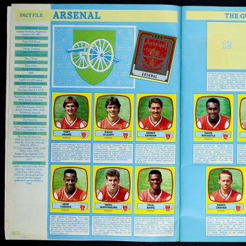 Football 88 Panini sticker album almost complete -4