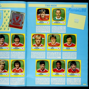 Football 88 Panini sticker album almost complete -4