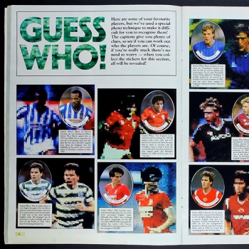 Football 88 Panini sticker album almost complete -4