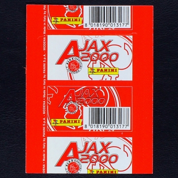 Ajax 2000 Panini sticker bag - empty