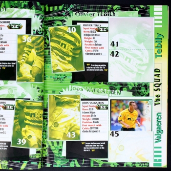 Celtic Bhoys 2001 Panini Sticker fast Leeralbum