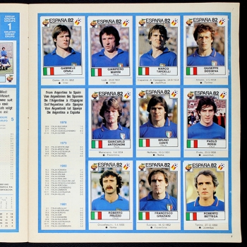 Espana 82 Panini Sticker Album komplett