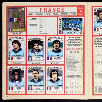 Espana 82 Panini Sticker Album komplett