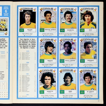 Espana 82 Panini Sticker Album komplett