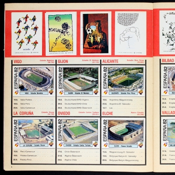 Espana 82 Panini Sticker Album komplett