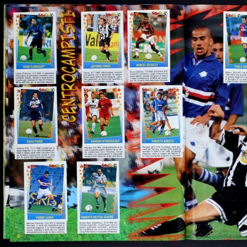 Super Calcio 1997 Panini Sticker Album komplett