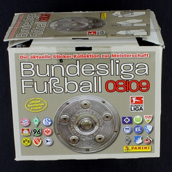 Fußball 2008 Panini Box mit 100 Sticker Tüten o.F.