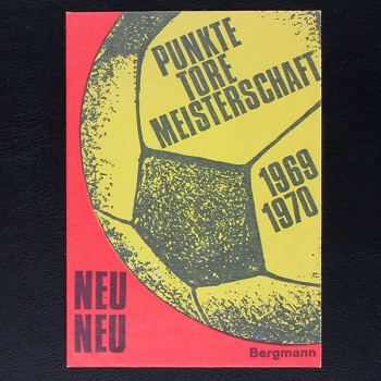 Punkte Tore Meisterschaft 1969 Bergmann bag with pictures