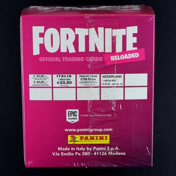 Fortnite Reloaded Panini Box mit 12 Packs