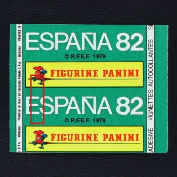 Espana 82 Panini Sticker Tüte - leer