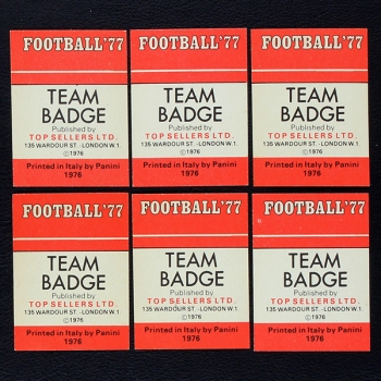 Football 77 Panini 6 Sticker - Top Sellers