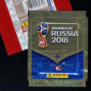 Russia 2018 Panini Sticker Tüte - belgische Version horicontal