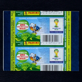 Road to Brasil 2014 Panini Sticker Tüte - EU Version