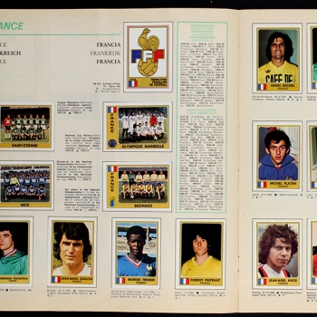 Euro Football 76 Panini sticker album complete