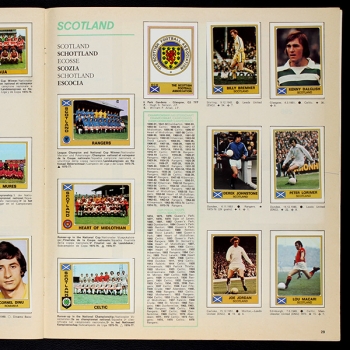 Euro Football 76 Panini sticker album complete