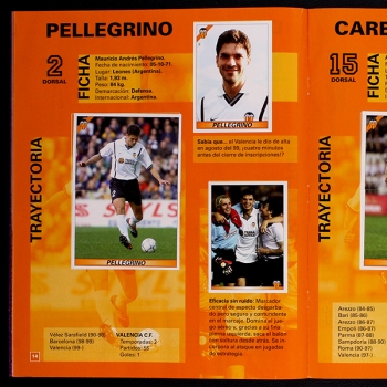 Valencia 2000 Panini sticker album complete - E