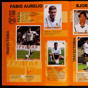 Valencia 2000 Panini sticker album complete - E