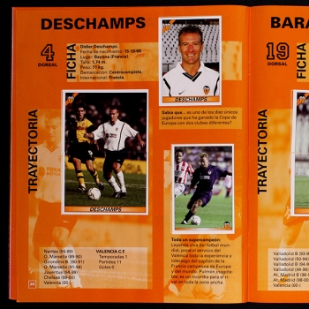 Valencia 2000 Panini sticker album complete - E