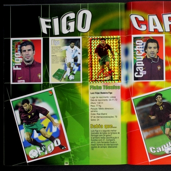 Forca! Portugal 2001 Panini sticker album complete