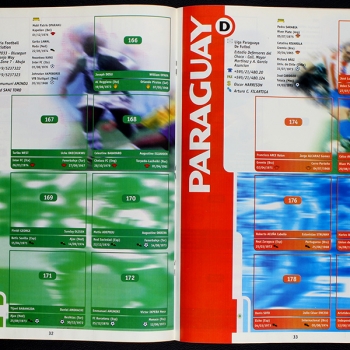 World Cup France 98 DS empty sticker album