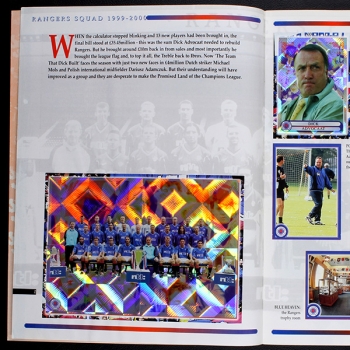 The Gers Rangers 1999 Panini Sticker Album komplett