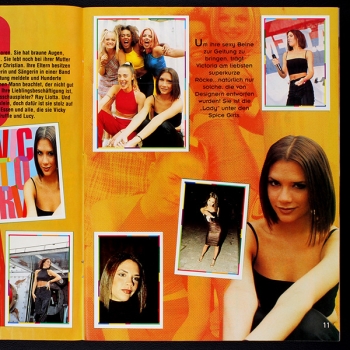 Spice Girls Panini sticker album complete