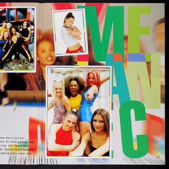 Spice Girls Panini sticker album complete