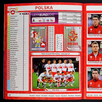 Euro 2012 Panini Album komplett - internationale Sticker Version