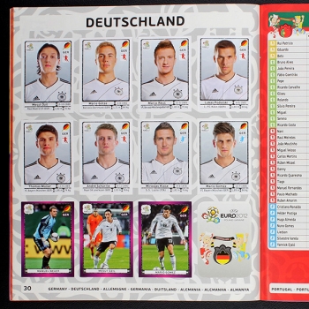 Euro 2012 Panini Album komplett - internationale Sticker Version