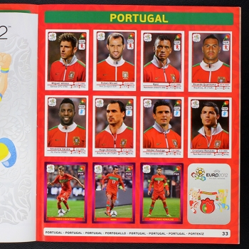 Euro 2012 Panini Album komplett - internationale Sticker Version