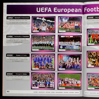 Euro 2012 Panini Album komplett - internationale Sticker Version