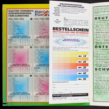 Euro 96 Panini Sticker Album komplett