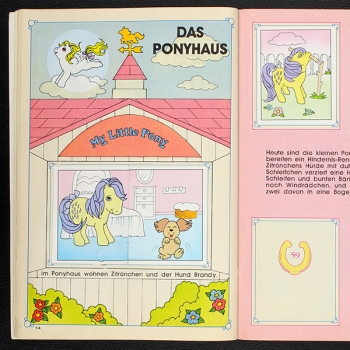 My little Pony Panini album with stickers