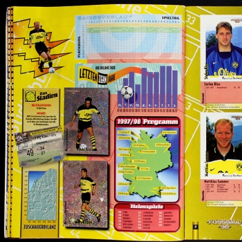 Fußball 98 Panini Sticker Album komplett