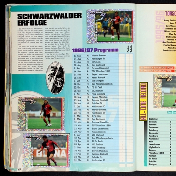 Fußball 97 Panini Sticker Album komplett