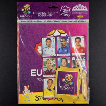 Euro 2012 Panini Sticker Leeralbum - Starter Set