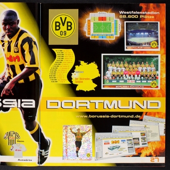 Fußball 2001 Panini Sticker Album komplett