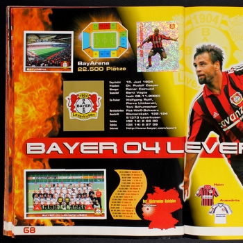 Fußball 2001 Panini Sticker Album komplett