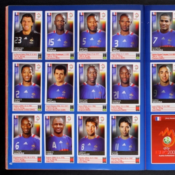 Euro 2008 Panini Sticker Album komplett