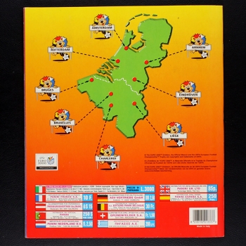 Euro 2000 Panini Sticker Album komplett