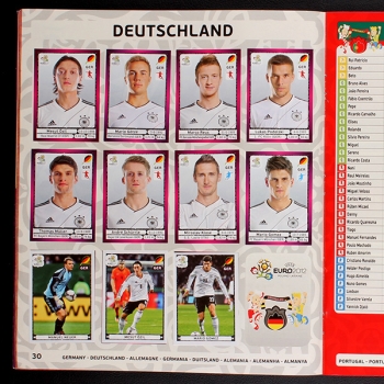 Euro 2012 Panini Sticker Album komplett - Poster