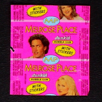 Melrose Place dunkin Bubble Gum - Wrapper