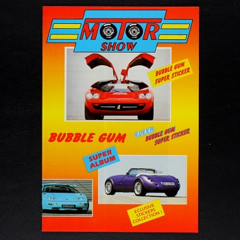 Motor Show Fleer sticker Folder - Bubble Gum