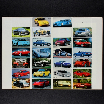 Motor Show Fleer sticker Folder Wrapper - Bubble Gum