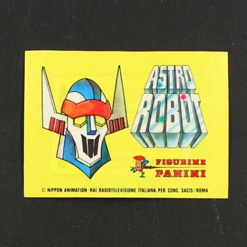 Astro Robot 1980 Panini sticker Tüte