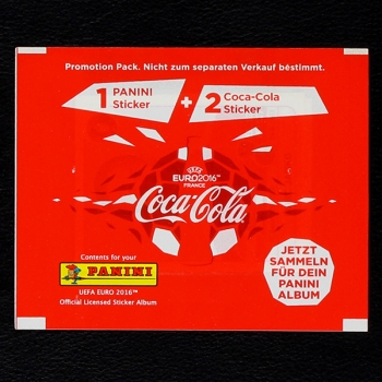 Euro 2016 Panini Tüte - Coca Cola Version Österreich